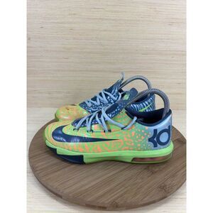Nike KD 6 Liger Electric Green Athletic Shoes Youth Size 4.5